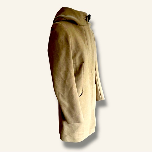 Babaton Aritzia Tan Pearce Pea Coat XS Wool Cashmere - Picture 5 of 16